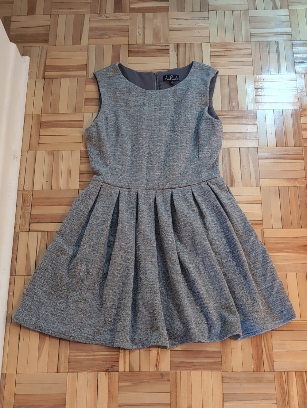 Aritzia Talula Sleeveless Pleated Fit & Flare Mini Dress Size 6